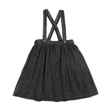Load image into Gallery viewer, Lil Legs Denim Suspender Jumper - Black Denim