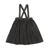 Lil Legs Denim Suspender Jumper - Black Denim