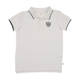 Lil Legs Logo Polo - White (Short Sleeve)