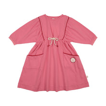 Load image into Gallery viewer, Lil Legs Boating Crew Dress - Fresh Pink (3/4 Sleeve)