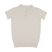 Load image into Gallery viewer, Lil Legs Knit Polo - Cream