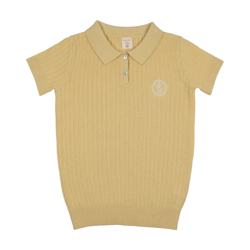 Lil Legs Knit Polo - Yellow