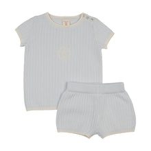 Load image into Gallery viewer, Lil Legs Boys Knit Emblem Set - Clear Blue