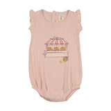 Lil Legs Lemon Romper Girl - Cloud Pink