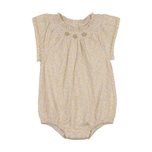 Load image into Gallery viewer, Lil Legs Sunny Blossom Flutter Romper - Yellow