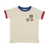 Lil Legs Patch Applique Tee - Cream