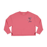 Lil Legs Cropped Tee - Fresh Pink