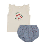 Lil Legs Common Folk Toddler Girls Set - Blue
