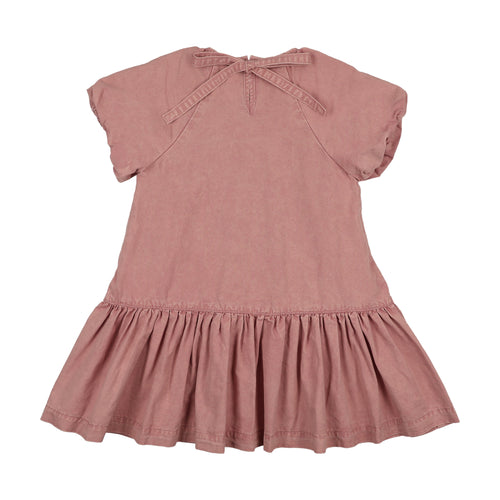 Lil Legs Denim Capsule Dress - Pink Wash (Short Sleeve)