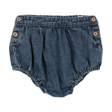 Load image into Gallery viewer, Lil Legs Button Bloomers - Blue Denim