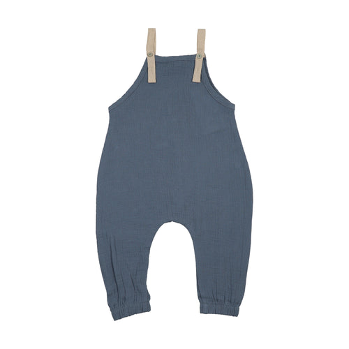 Lil Legs Bubble Romper - Off Blue