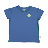 Lil Legs Boating Crew Patch Tee - Fresh Blue