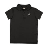 Lil Legs Sports Polo - Black (Short Sleeve)