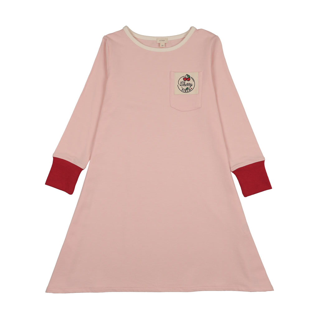 Lil Legs Color Block Nightgown - Pink
