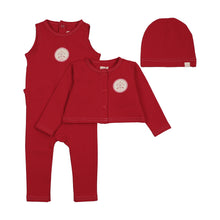 Load image into Gallery viewer, Lil Legs Boating Crew Footie with Cardi - Red