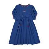 Lil Legs Outer Field Girls Dress - Electric Blue (Short Sleeve)