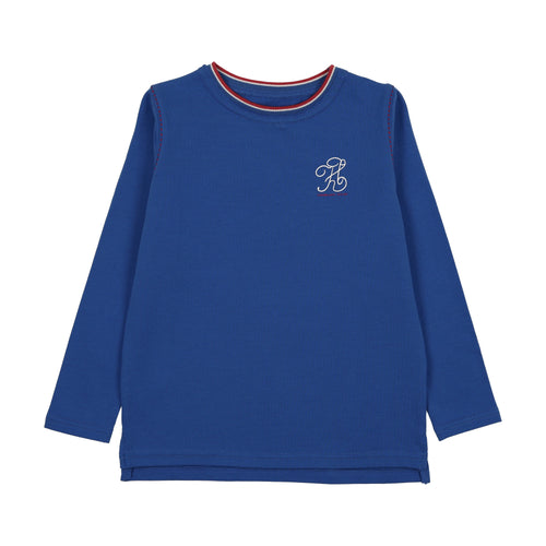 Lil Legs Outer Field Tee - Electric Blue (Long Sleeve)