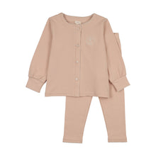 Load image into Gallery viewer, Lil Legs Girls Shabbos Lounge Set - Dusty Pink