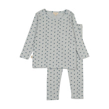 Load image into Gallery viewer, Lil Legs Dainty Print Lounge Set - Blue Branch