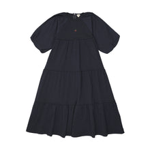 Load image into Gallery viewer, Lil Legs Puff Sleeve Maxi - Navy (3/4 Sleeve)