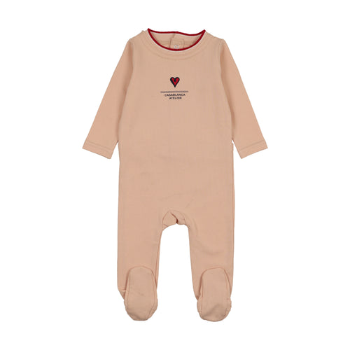 Lil Legs Outer Field Girls Footie & Hat - Pink