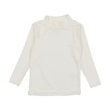 Lil legs Bamboo Mock Neck - Winter White