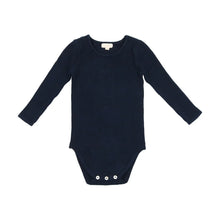 Load image into Gallery viewer, Lil legs Knit Crewneck Onesie - Navy