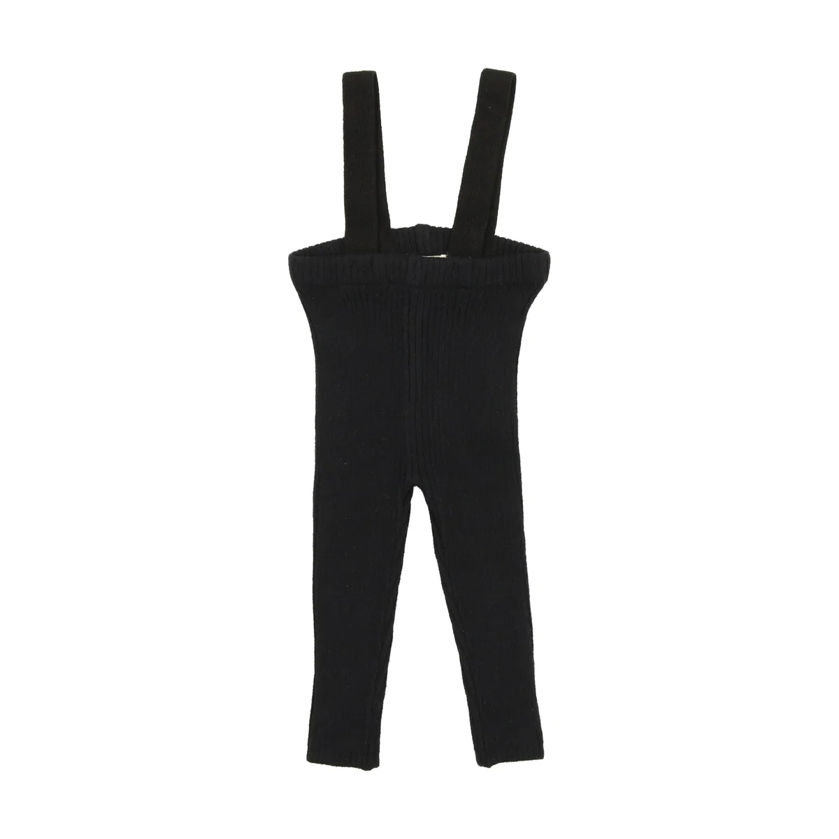 Lil Legs Knit Suspender Leggings Black Moonlight Layette