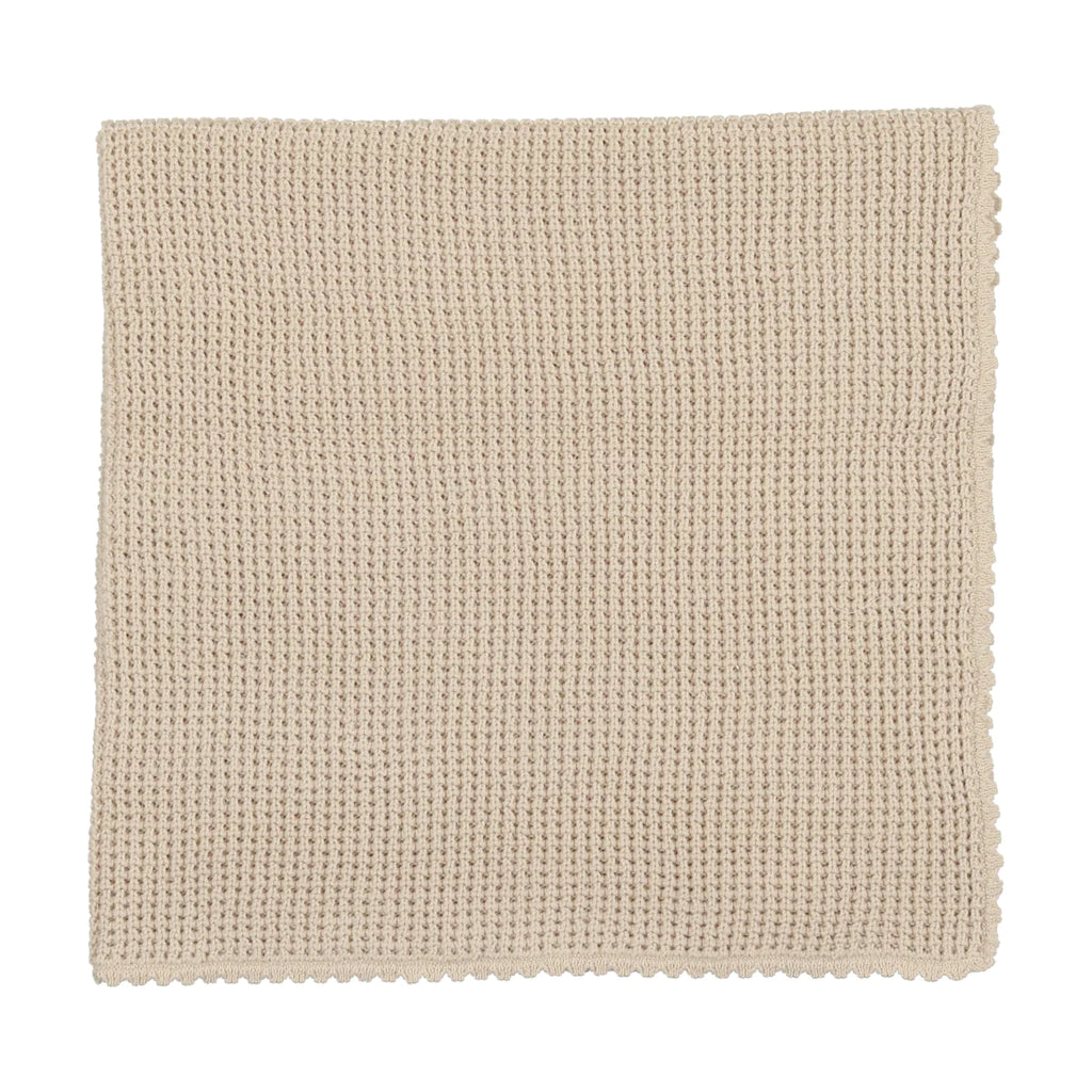 Lil Leggs Waffle Knit Blanket - Natural