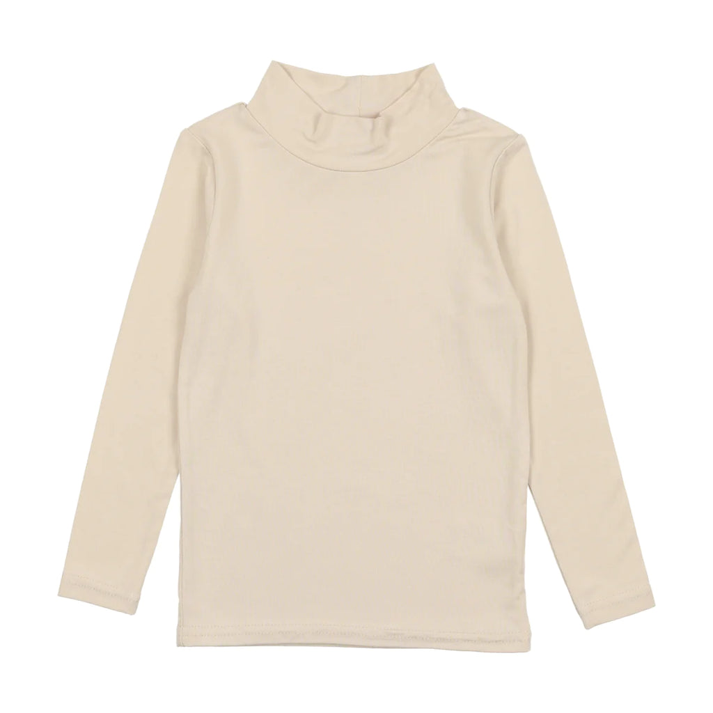 Lil legs Bamboo Mock Neck - Natural