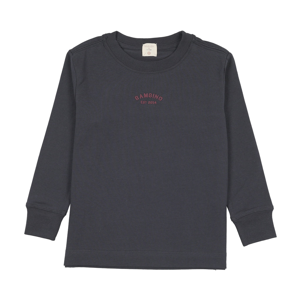 Lil Legs Denim Day Boys Tee - Navy