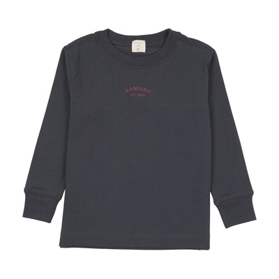 Lil Legs Denim Day Boys Tee - Navy