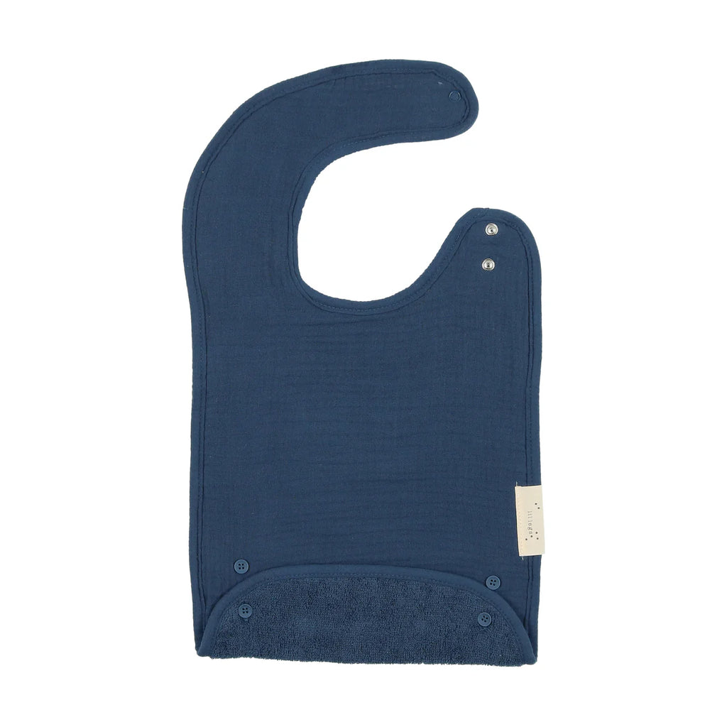 Lil Legs Toddler Bib - Denim Blue