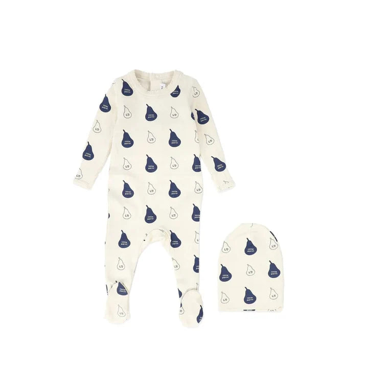 Little Parni Signature Footie (PJ101) - Navy