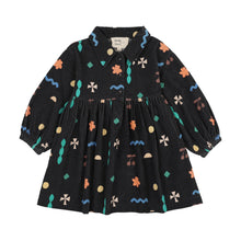 Load image into Gallery viewer, Wander &amp; Wonder Lotte Dress - Black Quilt
