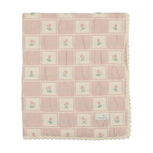 Load image into Gallery viewer, Bebe Organic Daisy Blanket - Mauve Pink