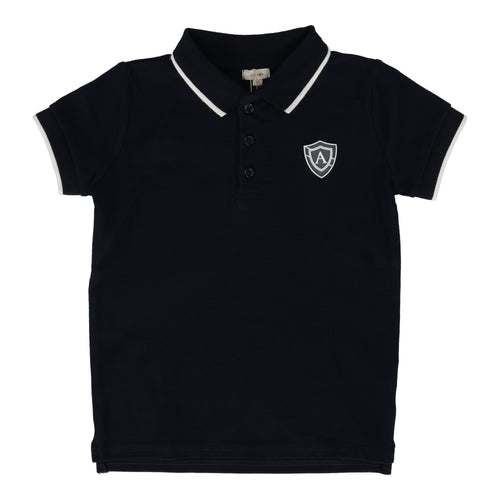Lil Legs Boys Logo Polo - Dark Navy
