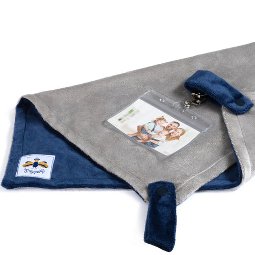 Swaddle Bee Loviebee - Navy/Grey