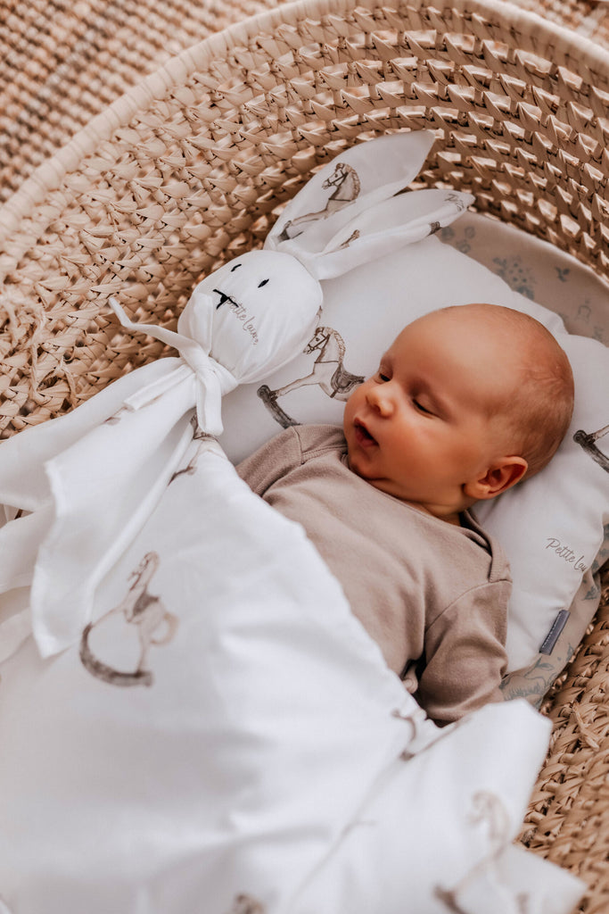 Petite Laure Baby Bedding Set Rocking Horse - Beige