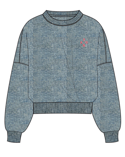 AO76 Lys Sweater - Light Wash