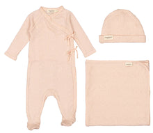 Load image into Gallery viewer, Marmar Wool Pointelle 3Pc Set - Sheer Rose