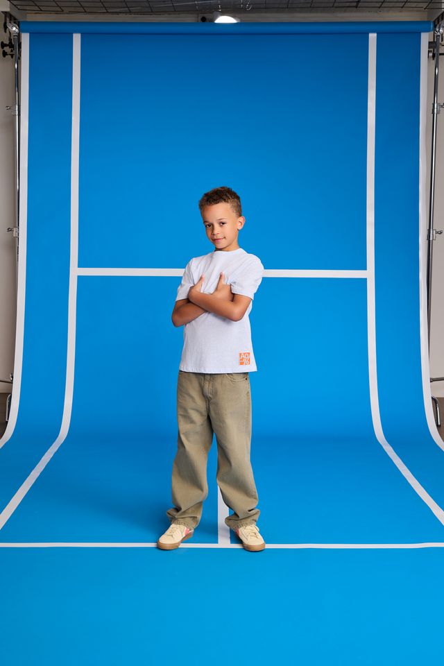 AO76 Mat T-Shirt - Heather Light Blue