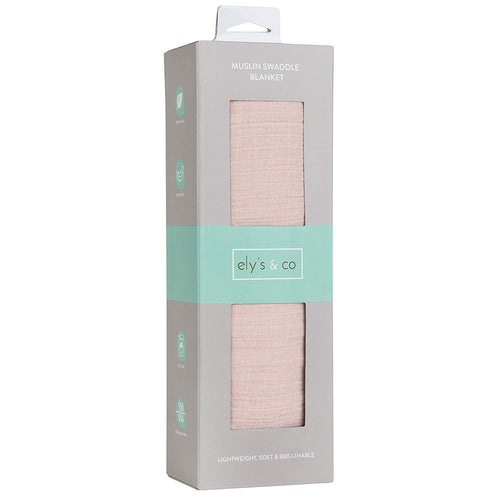Ely's & Co Rosewater Swaddle Blanket
