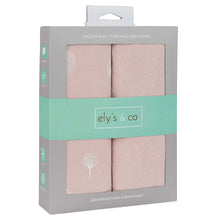 Load image into Gallery viewer, Ely&#39;s &amp; Co Cotton Pack N Play / Portable Crib Sheet - Pink Gingko