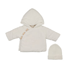 Load image into Gallery viewer, Mema Knits Corduroy Jacket &amp; Knitted Beanie - Winter White