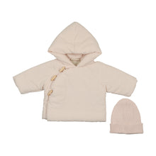 Load image into Gallery viewer, Mema Knits Corduroy Jacket &amp; Knitted Beanie - Baby Blush
