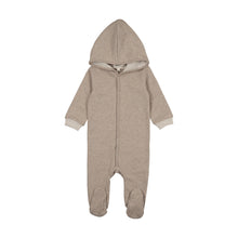 Load image into Gallery viewer, Mema Knits Hooded Footie - Beige Melange