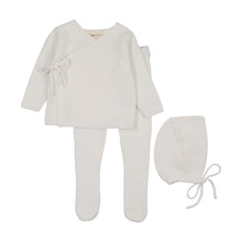 Load image into Gallery viewer, Mema Knits Knitted Bris Set - Winter White
