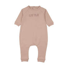 Load image into Gallery viewer, Mema Knits Sherpa Wordart Jumpsuit - Pale Rose