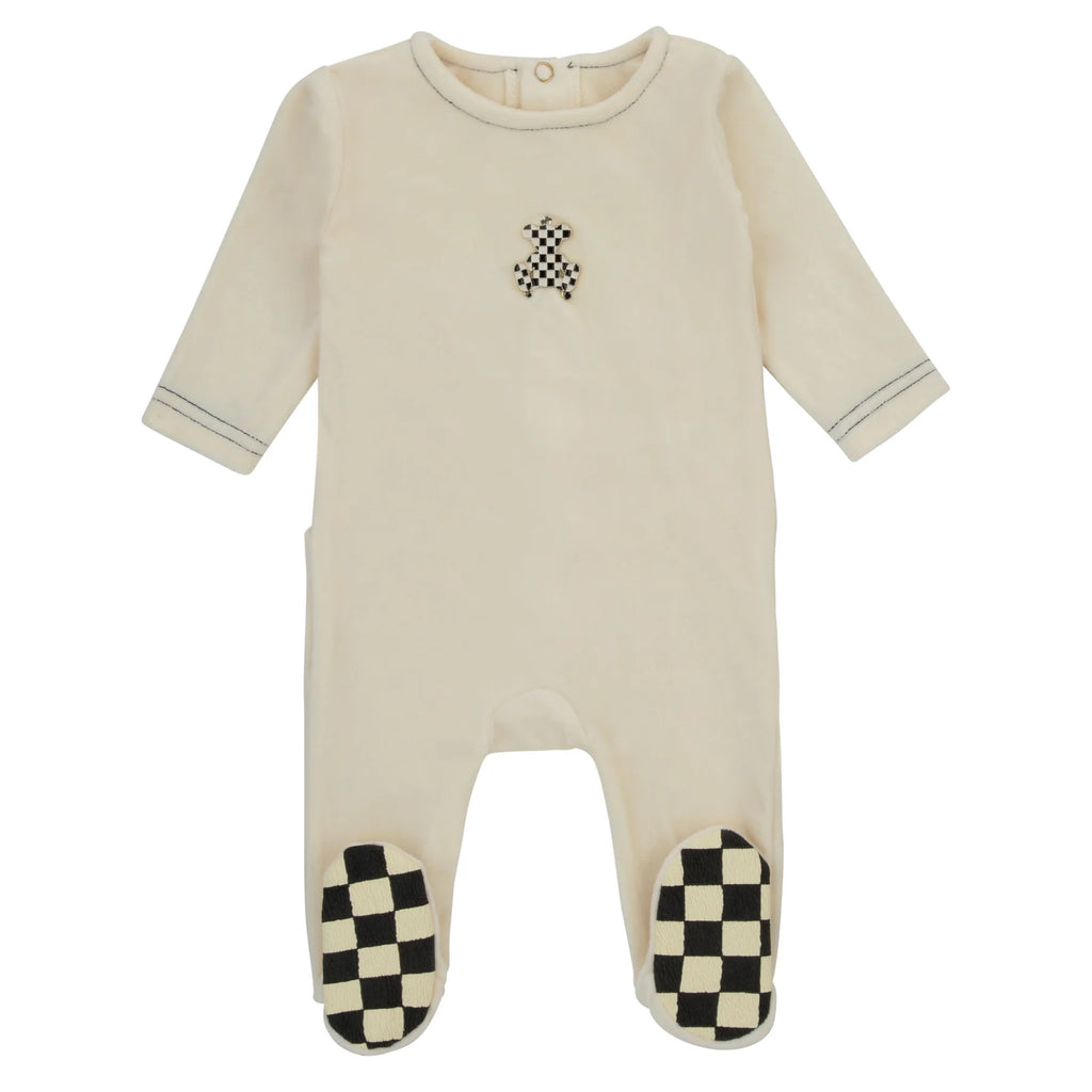 Cadeau Metal Bear Footie & Bonnet - Boys